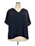 Maurices Blue Short Sleeve Blouse Size 4X - photo 1