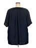 Maurices Blue Short Sleeve Blouse Size 4X - photo 2