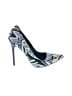 Madden Girl Graphic Blue Black Heels Size 6 - photo 1