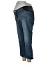 Isabel Maternity Chevron-herringbone Blue Jeans Size 6 - photo 1