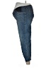 Isabel Maternity Chevron-herringbone Blue Jeans Size 6 - photo 5