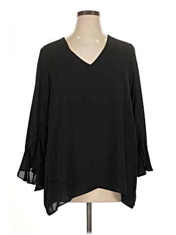 Karen Kane 3/4 Sleeve Blouse (view 1)
