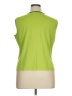 MING WANG 100% Acrylic Green Sleeveless Top Size XL (petite) - photo 2