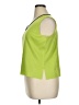 MING WANG 100% Acrylic Green Sleeveless Top Size XL (petite) - photo 5