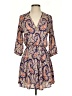 Lush 100% Polyester Paisley Orange Casual Dress Size S - photo 1