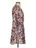 Lush 100% Polyester Paisley Orange Casual Dress Size S - photo 4