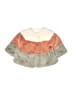 First Impressions 100% Polyester Color Block Ivory Coat Size 6-9 mo - photo 1