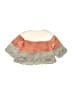 First Impressions 100% Polyester Color Block Ivory Coat Size 6-9 mo - photo 2