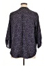 Lush 100% Polyester Polka Dots Blue 3/4 Sleeve Blouse Size 1X - photo 2