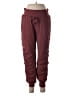 Athleta Solid Burgundy Track Pants Size 6 - photo 1