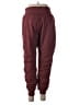 Athleta Solid Burgundy Track Pants Size 6 - photo 2
