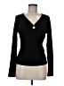 Evereve Black Long Sleeve T-Shirt Size M - photo 1