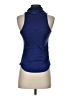Express Design Studio Blue Sleeveless Silk Top Size XS (estimated) - photo 2