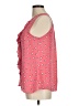 Elle 100% Polyester Pink Sleeveless Blouse Size M - photo 5