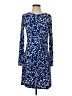 MICHAEL Michael Kors Print Blue Casual Dress Size S - photo 1