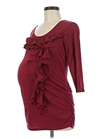 Oh Baby By Motherhood 3/4 Sleeve Top (view 1)