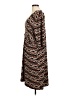 Sushiflower Print Brown Casual Dress Size M (estimated) - photo 5