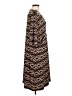 Sushiflower Print Brown Casual Dress Size M (estimated) - photo 4