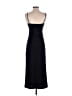 Unbranded 100% Polyester Solid Black Casual Dress Size S - photo 2