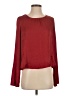 Free People 100% Polyester Burgundy Long Sleeve Blouse Size XS - photo 1