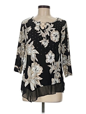 Lavish 3/4 Sleeve Blouse (view 1)