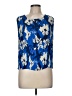 J by Joie 100% Polyester Blue Sleeveless Blouse Size M - photo 1