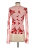 Free People Pink Long Sleeve Blouse Size S - photo 2