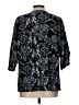 Chico's 100% Polyester Black 3/4 Sleeve Blouse Size L - photo 2