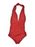 MICHAEL Michael Kors Solid Red One Piece Swimsuit Size 6 - photo 1