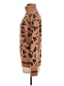 Tularosa Animal Print Brown Turtleneck Sweater Size M - photo 5