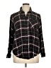 Torrid Plaid Black Long Sleeve Button-Down Shirt Size 1X Plus (1) - photo 1