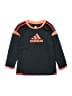 Adidas 100% Polyester Black Long Sleeve T-Shirt Size 4T - photo 1