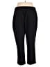 A New Day Solid Black Dress Pants Size XXL - photo 2