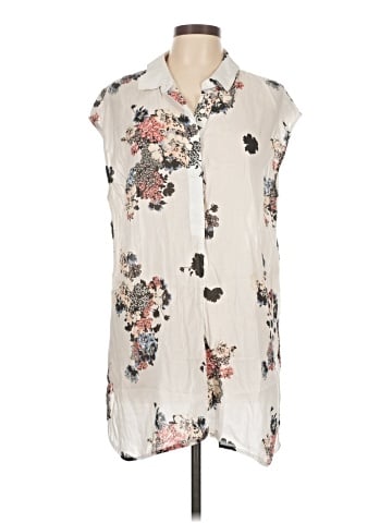 TWO by Vince Camuto Sleeveless Button-Down Shirt (view 1)