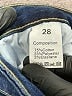 Assorted Brands Hearts Blue Jeans Size 28 waist - photo 8