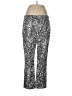 Assorted Brands Print Silver Casual Pants Size 12 - photo 1