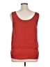 Lily Black 100% Polyester Red Sleeveless Top Size XL - photo 2