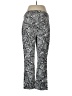 Assorted Brands Print Silver Casual Pants Size 12 - photo 2