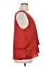 Lily Black 100% Polyester Red Sleeveless Top Size XL - photo 4