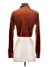 Shein 100% Polyester Brown Long Sleeve Blouse Size 4 - photo 2