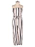 Skylar + Madison Stripes Ivory Jumpsuit Size S - photo 1