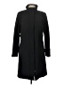 Donatella 100% Polyester Black Trenchcoat Size 12 - photo 1