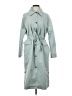Noize 100% Polyester Teal Trenchcoat Size S - photo 1