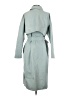 Noize 100% Polyester Teal Trenchcoat Size S - photo 2