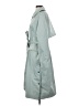 Noize 100% Polyester Teal Trenchcoat Size S - photo 5