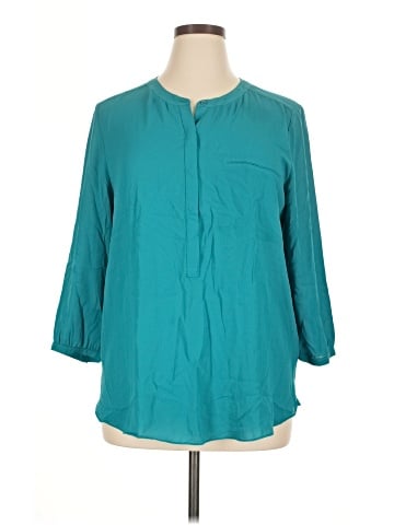 Not Your Daughter's Jeans 3/4 Sleeve Blouse (view 1)
