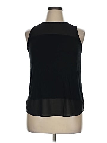 August Silk Sleeveless Blouse (view 1)
