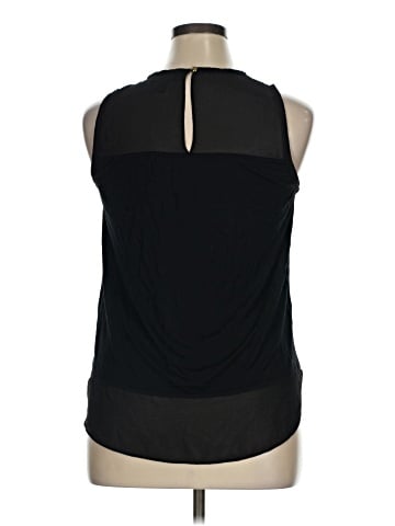 August Silk Sleeveless Blouse (view 2)