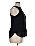 August Silk Black Sleeveless Blouse Size L - photo 4