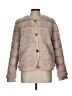 Eliza J 100% Polyester Tan Faux Fur Jacket Size L - photo 1